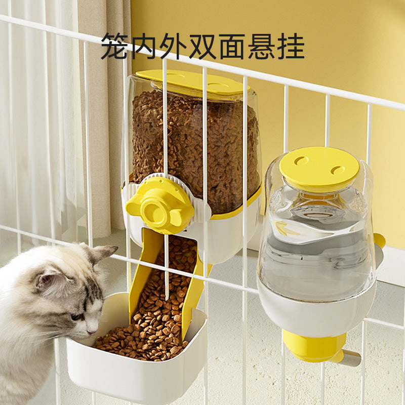 Pet Hanging Cage Drinking Water Feeder Dog Automatic Water Feeder Large Capacity Hanging Cat Drinking Water Supplies Wholesale