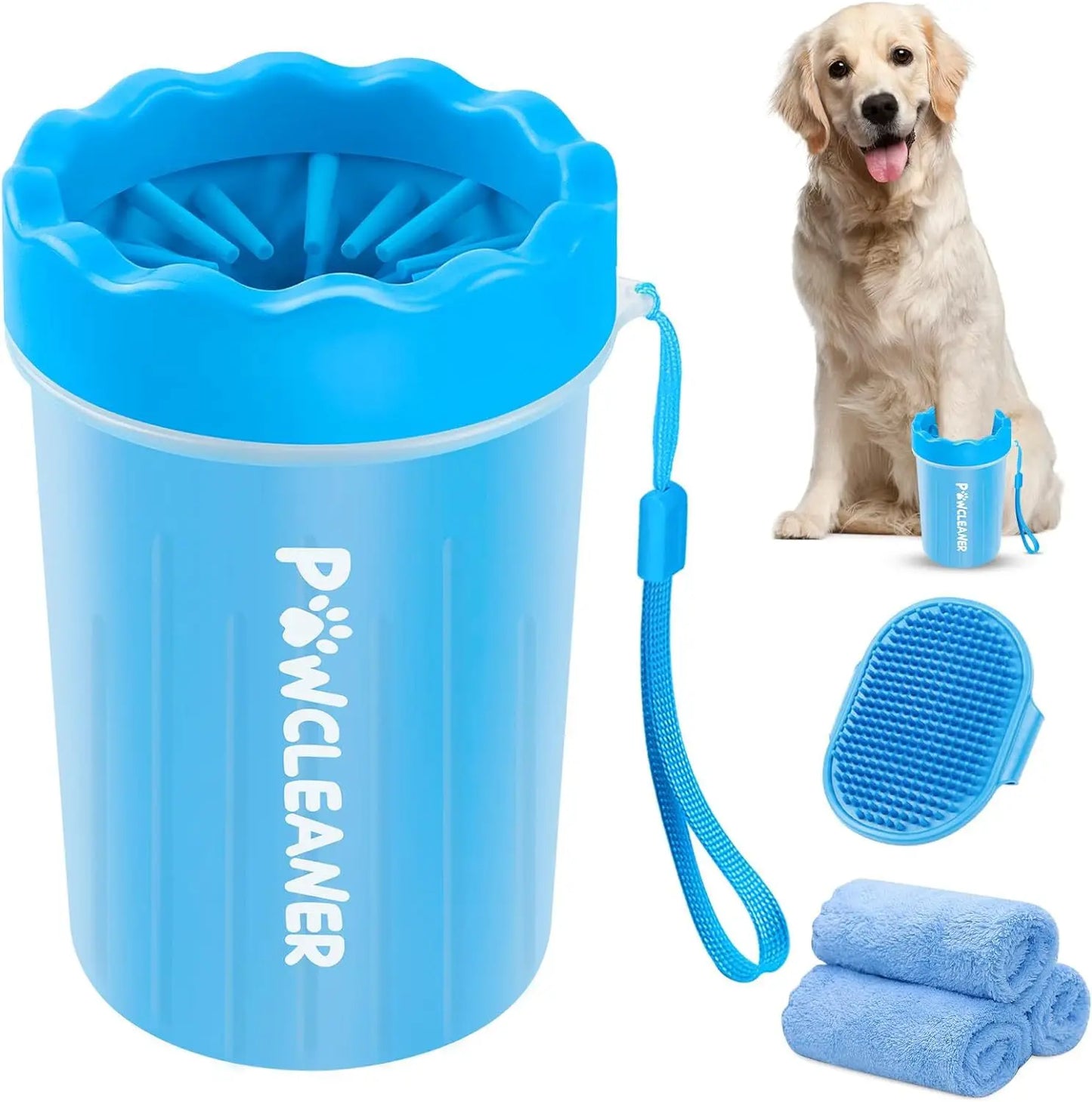 Hot selling dog and cat foot wash cup; Claw washing, cleaning, no wiping, automatic foot washing